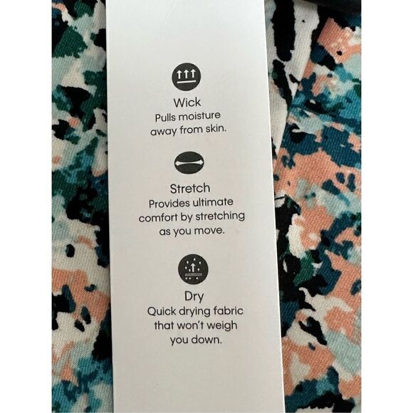 Calvin Klein Women’s Performance Printed Racerback Cropped Tank Top Size XL - Picture 8 of 12